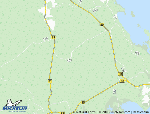 MICHELIN-Landkarte Undama - ViaMichelin