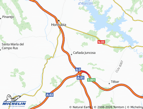 Mappa MICHELIN Cañada Juncosa - ViaMichelin