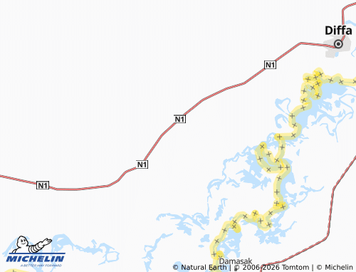 Carte MICHELIN Kara Gamari - ViaMichelin