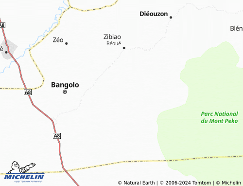 MICHELIN GohouoZagna map ViaMichelin
