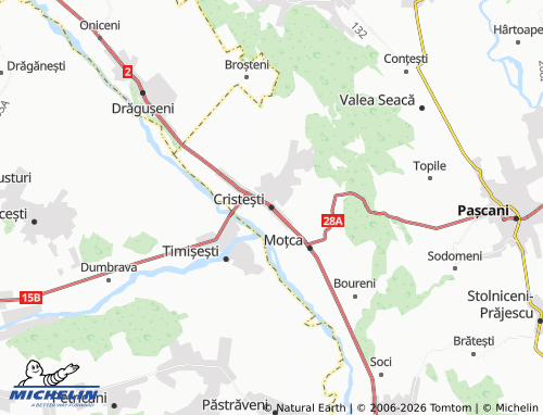 Mapa MICHELIN Cristești - ViaMichelin