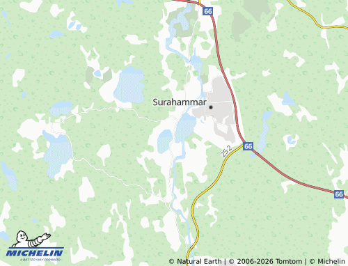 MICHELIN Borgåsen map - ViaMichelin