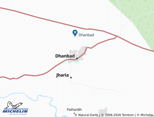 Carte MICHELIN Dhanbad - ViaMichelin