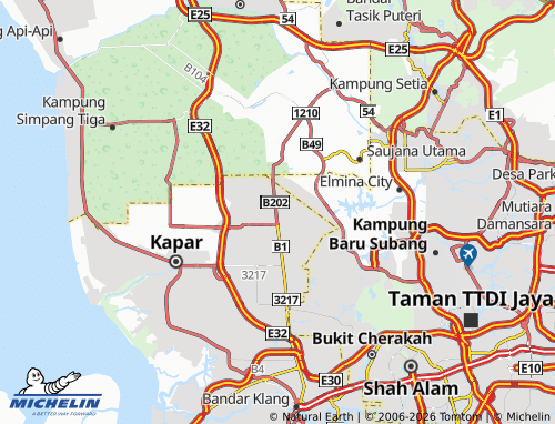 Mappa MICHELIN Desa Bukit Delima - ViaMichelin