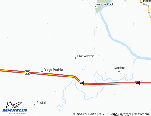 Mapa MICHELIN Blackwater - ViaMichelin