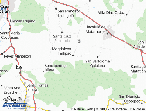 Mappa MICHELIN Magdalena Teitipac - ViaMichelin