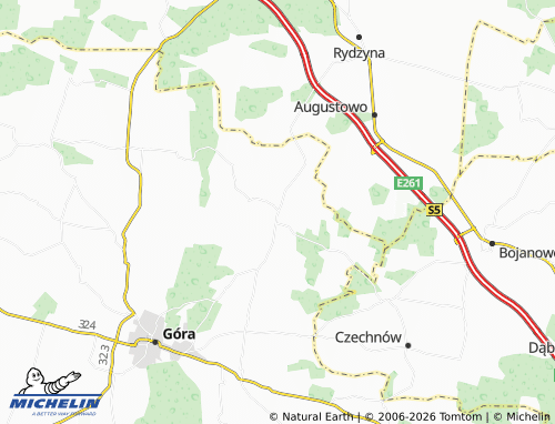 Mappa MICHELIN Czernina - ViaMichelin