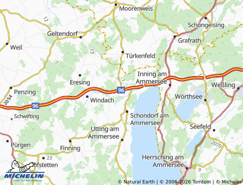 Mappa MICHELIN Greifenberg - ViaMichelin