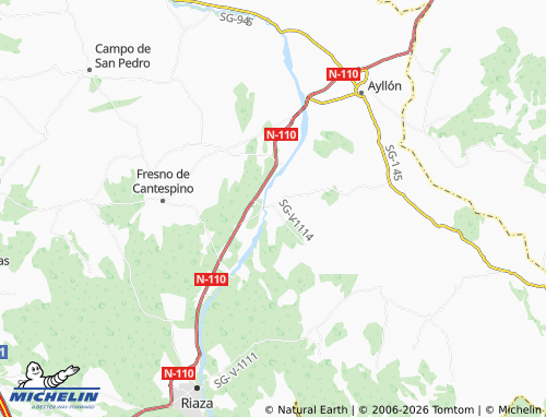 MICHELIN Ribota map - ViaMichelin