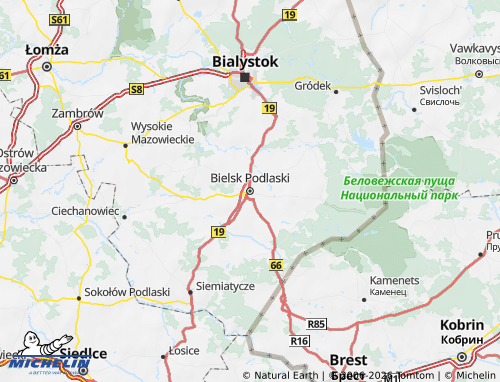Carte MICHELIN Bielski - ViaMichelin