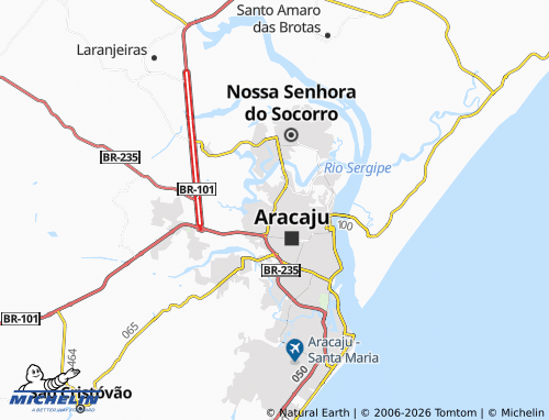 MICHELIN Santos Dumont map - ViaMichelin