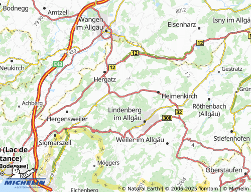 MICHELIN Mellatz map - ViaMichelin