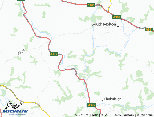 Kaart MICHELIN Chittlehamholt - ViaMichelin