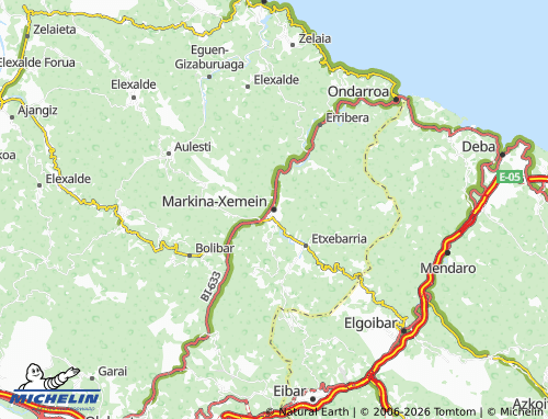 MICHELIN Markina-Xemein map - ViaMichelin