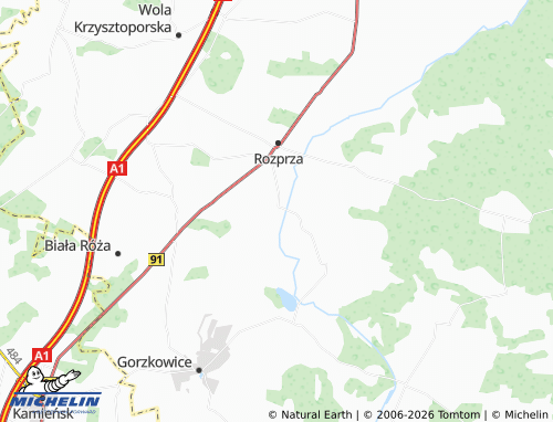 Mapa MICHELIN Stara Wieś - ViaMichelin