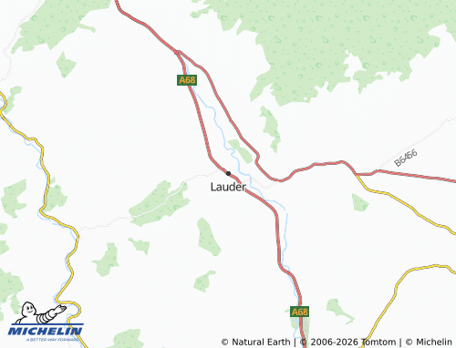 Carte MICHELIN Lauder - ViaMichelin