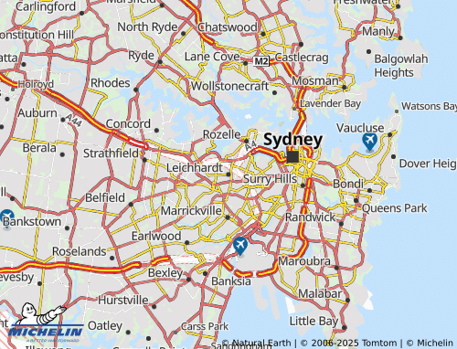 MICHELIN Leichhardt map - ViaMichelin