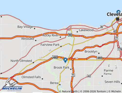 Mapa MICHELIN Fairview Park - ViaMichelin