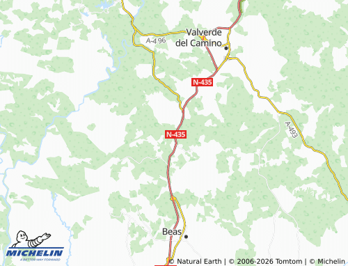 MICHELIN El Puente map - ViaMichelin