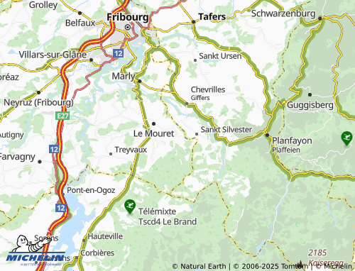 Mapa MICHELIN Bonnefontaine - ViaMichelin