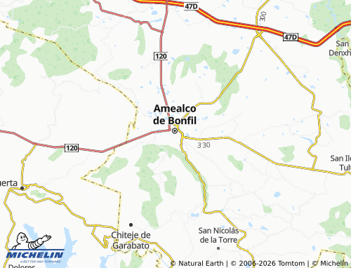 Mappa MICHELIN Balcones de Amealco - ViaMichelin