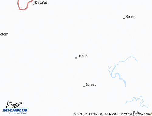 Mapa MICHELIN Bagun - ViaMichelin