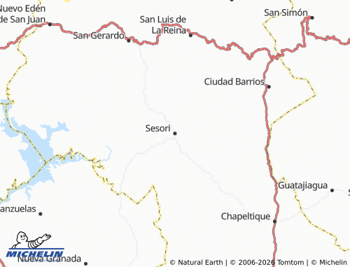 Mappa MICHELIN Sesori - ViaMichelin