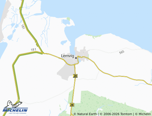 Carte MICHELIN Lemvig - ViaMichelin