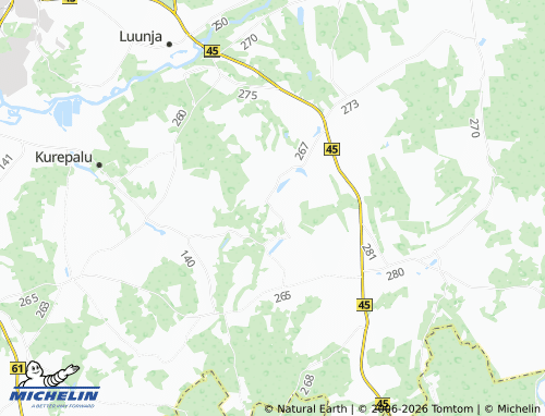 Mapa MICHELIN Mäletjärve - ViaMichelin
