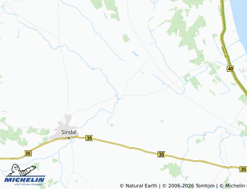 MICHELIN Mosbjerg map - ViaMichelin