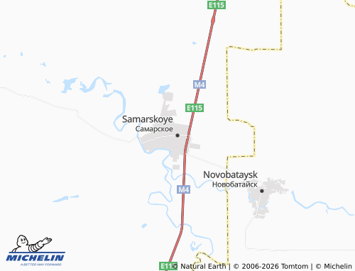 MICHELIN-Landkarte Samarskoye - ViaMichelin