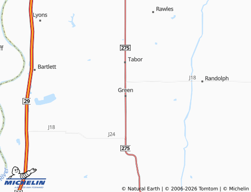 Mappa MICHELIN Green - ViaMichelin