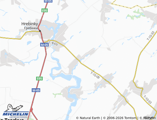 MICHELIN Losiatyn map - ViaMichelin