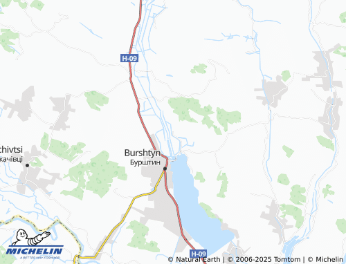 MICHELIN Kuropatnyky map - ViaMichelin