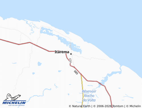 Mappa MICHELIN Itarema - ViaMichelin