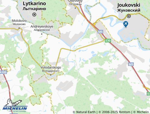 MICHELIN-Landkarte Zelenaya Sloboda - ViaMichelin