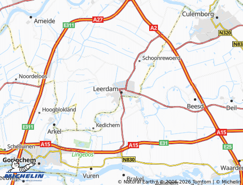 Carte MICHELIN Leerdam - ViaMichelin
