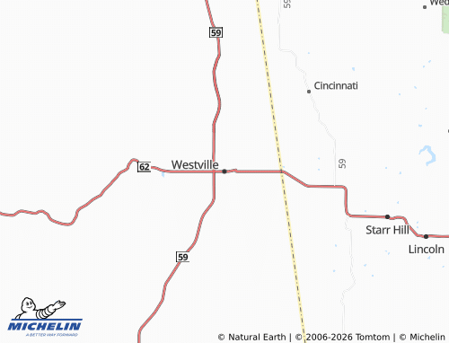 Mappa MICHELIN Westville - ViaMichelin