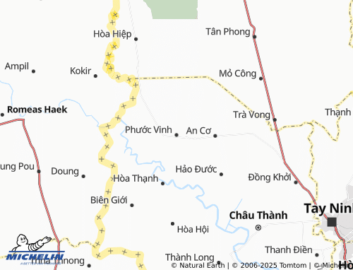 MICHELIN Phước Vinh map - ViaMichelin