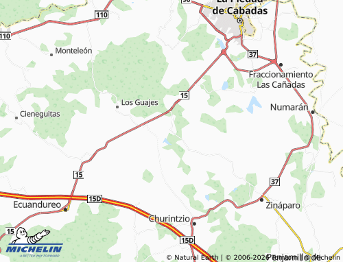 Mappa MICHELIN Taquiscuareo - ViaMichelin