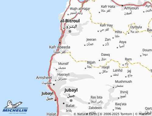 Kaart MICHELIN Sighar Wawiti al-Safirta - ViaMichelin