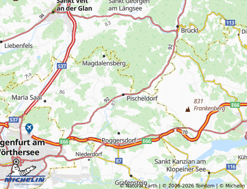 MICHELIN-Landkarte Pischeldorf - ViaMichelin