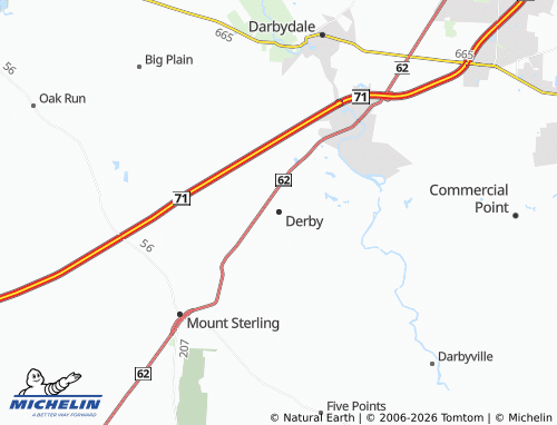 Mapa MICHELIN Derby - ViaMichelin