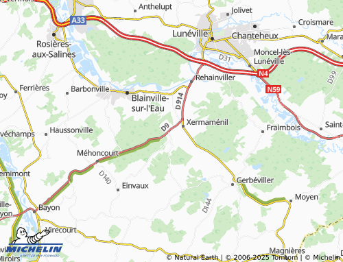 Carte MICHELIN Lamath - ViaMichelin