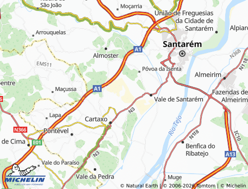 Mapa MICHELIN Quinta do Bairro Falcão de Baixo - ViaMichelin