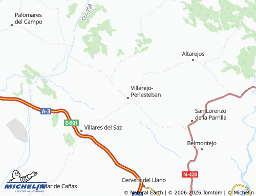 MICHELIN Villarejo-Periesteban map - ViaMichelin