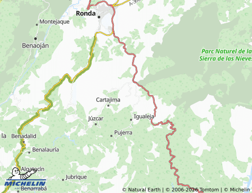 Mapa MICHELIN Parauta - ViaMichelin