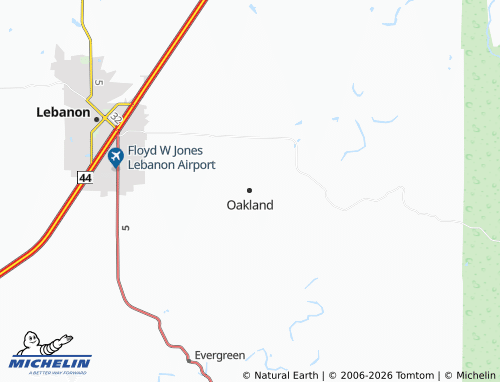 Mapa MICHELIN Oakland - ViaMichelin