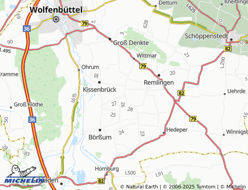 Mappa MICHELIN Groß Biewende - ViaMichelin