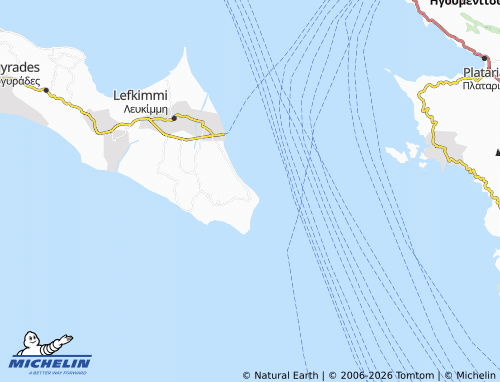 Mappa MICHELIN Kavos - ViaMichelin